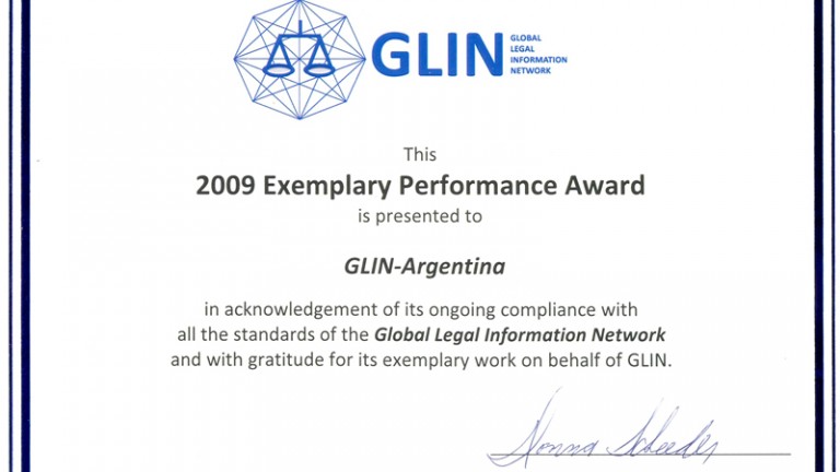 Exemplary Performance - 2009
